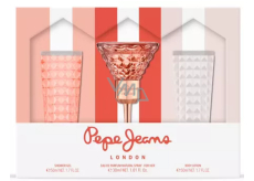 Pepe Jeans London For Her parfémovaná voda 30 ml + tělové mléko 50 ml + sprchový gel 50 ml, dárková sada pro ženy