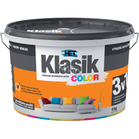 Het Klasik Color Malerfarbe, 0747 pastelorange, 4 kg