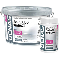 DENAS DO GARÁŽE Farbe für belastete Oberflächen und Betonböden, Ral 7040 grau, 5 kg + 1 kg Härter