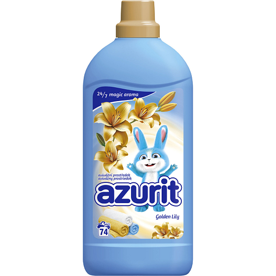 Azurit Weichspüler Golden Lily, 74 Wäschen, 1628 ml