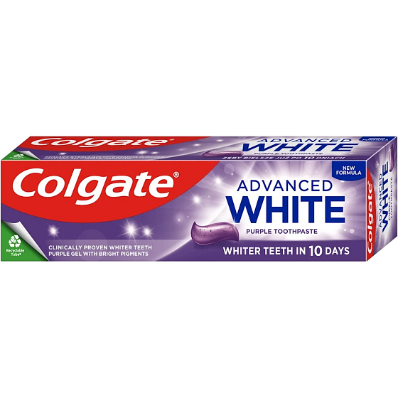 Colgate Advanced White Purple Zahnpasta 75 ml