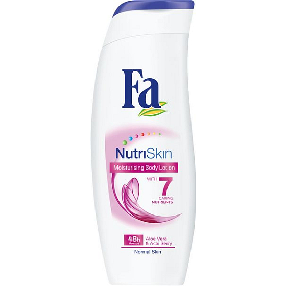 Fa NutriSkin Feuchtigkeitsspendende Acai Berry Aloe Vera und Acai Body Lotion 400 ml