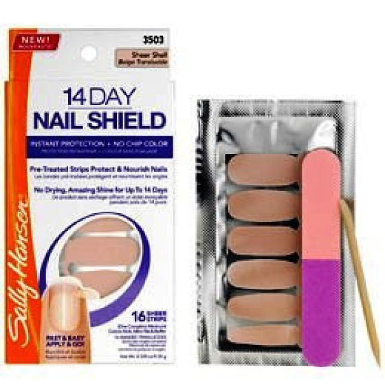 Sally Hansen Nagelschild 14 Tage Stärkung Pflege im Aufkleber Schatten Nude 3501 9,35 g