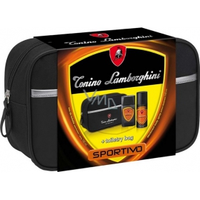 Tonino Lamborghini Sportivo Eau de Toilette 100 ml + Deodorant Spray 150 ml + Tasche, Geschenkset