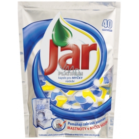 Jar Platinum Lemon Kapseln für Geschirrspüler 40 Stück