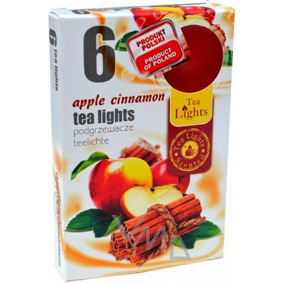 Teelichter Apfel und Zimt duftende Teelichter 6 Stück