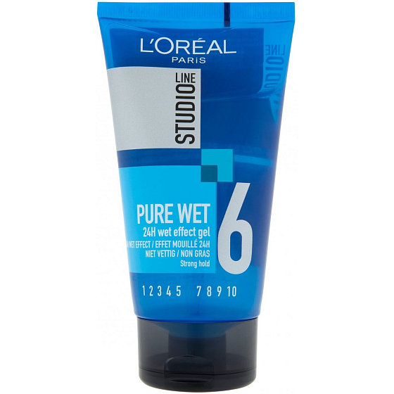 Loreal Paris Studio Line Pure Wet 24h Wet Effect Haargel mit Nass-Effekt 150 ml