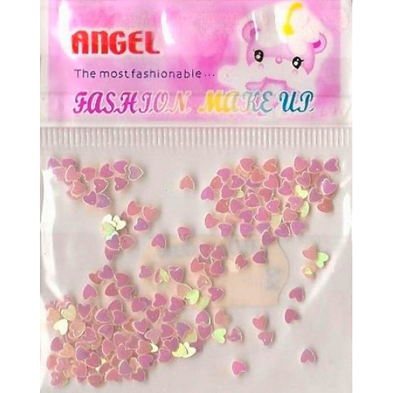 Engel Nagel Dekorationen Herzen Hellorange 1 Pack