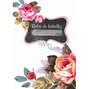 Ditipo Relax für Handtasche Rose Notebook 15 x 10,5 cm