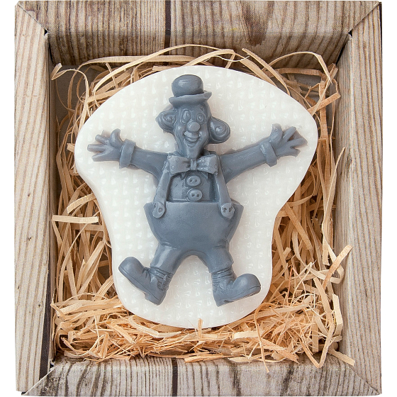 Bohemia Gifts Clown handgemachte Toilettenseife in einer Schachtel mit 75 g