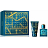 Versace Eros pour Homme Eau de Toilette für Männer 30 ml + Duschgel 50 ml, Geschenkset