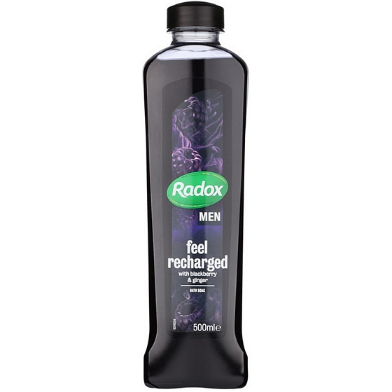 Radox Men Feel Recharged Blackberry & Ingwer Badeschaum 500 ml
