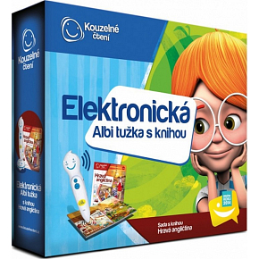 Albi Magisches Lesen Stift elektronisch + interaktives sprechendes Buch Spielerisches Englisch, Set, Alter 6+