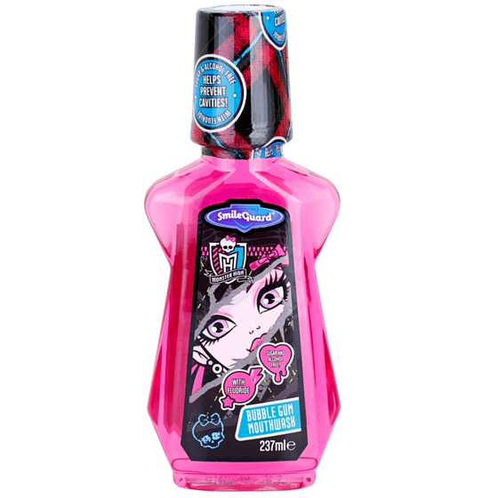 Mattel Monster High mit Mundwasser mit Kaugummi-Geschmack für Kinder 237 ml