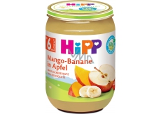 Hipp Fruit Bio-Äpfel mit Mango- und Bananenfruchtbeilage, reduzierter Laktose und ohne Zuckerzusatz für Kinder 190 g