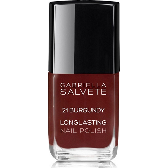 Gabriella Salvete Longlasting Emaille langlebiger Hochglanz-Nagellack 21 Burgund 11 ml
