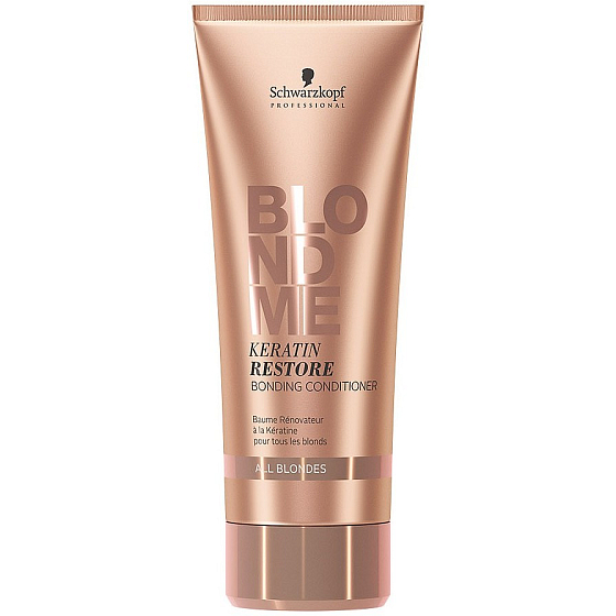 Schwarzkopf Professional BlondMe Keratin Restone Regenerierender Conditioner für blondes Haar 200 ml