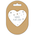 Nekupto Weihnachten Keramik Ornament Weihnachten voller Liebe 6 x 6 cm