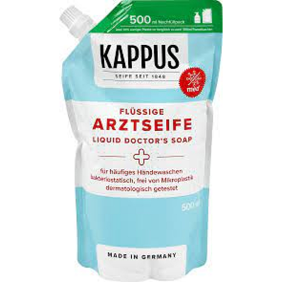 Kappus Antibakterielle Medizinische Flüssigseife Nachfüllpackung 500 ml