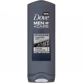 Dove Men + Care Elements Duschgel aus Holzkohle und Ton für Männer 250 ml