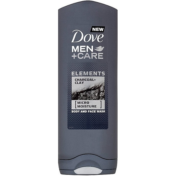 Dove Men + Care Elements Duschgel aus Holzkohle und Ton für Männer 250 ml