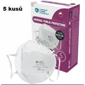 Mundschutz-Atemschutzgerät - Filterhalbmaske 4-lagig FFP3, GPP3 5 Stück