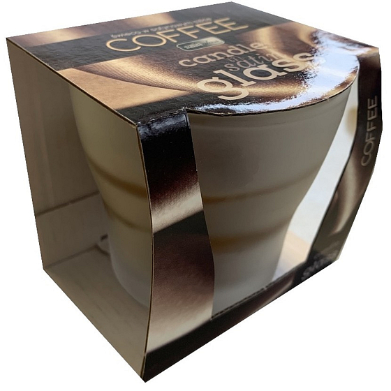 Admit Satin Glass Coffee - Kaffee-Duftkerze im Glas 75 g