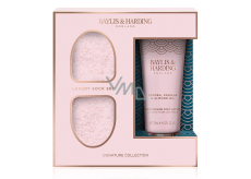 Baylis & Harding Jojoba-, Vanille- & Mandelöl-Fußcreme 125 ml + superweiche Socken 1 Paar, Kosmetikset für Frauen