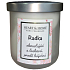 Heart & Home Frische Leinen Soja-Duftkerze mit Radkas Namen 110 g