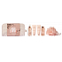 Grace Cole Vanilla & Almond Duschgel 100 ml + Body Mist 100 ml + Hand- und Nagelcreme 50 ml + Körpercreme 50 ml + Badeschwamm + Kosmetiktasche, Kosmetikset für Frauen