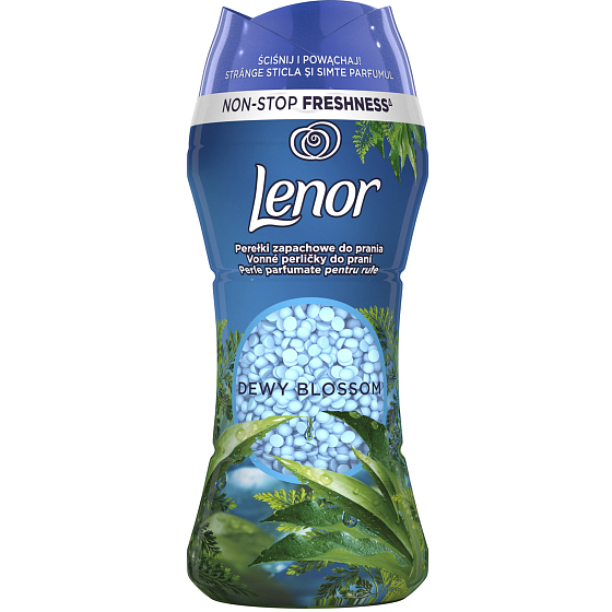 Lenor Dewy Blossom Duft von Maiglöckchen, Zitrusfrüchten und grünen Kräutern Duftperlen für Waschmaschinentrommel 210 g