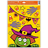 Fensterfolie Halloween Heulende Gespenster Hexen 30 x 42 cm