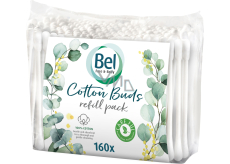 Bel premium Wattestäbchen ohne Plastik mit Aloe und B5, 160 Stk