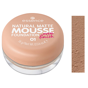 Essence Natural Matte Mousse Foundation Schaum-Make-up 01 16 g