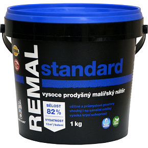 REMAL Standard hochdiffusionsfähige Wandfarbe, 1 kg REMAL Standard hochdiffusionsfähige Wandfarbe, 1 kg