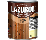 Lazurol Classic S1023 Tintenlazur für Holz mit Ölanteil, 0010 Weiß, 750 ml