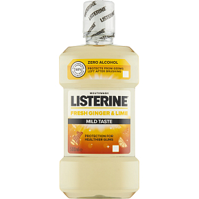Listerine Mundwasser Fresh Ginger & Lime Mild Taste, 500 ml Listerine Mundwasser Fresh Ginger & Lime Mild Taste, 500 ml
