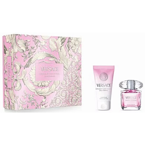 Versace Bright Crystal Pour Femme Eau de Toilette 30 ml + Körperlotion 50 ml, Geschenkeset für Frauen