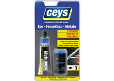 Ceys Metallreparatur synthetisches Metall, Spachtelmasse, 40 ml + 40 g