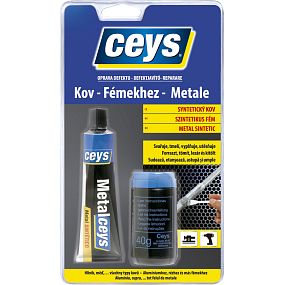 Ceys Metallreparatur synthetisches Metall, Spachtelmasse, 40 ml + 40 g