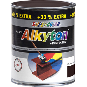 Dupli-Color Alkyton Glanz, selbstgrundierende Rostfarbe, Ral 8017 dunkelbraun, 1 l Dupli-Color Alkyton Glanz, selbstgrundierende Rostfarbe, Ral 8017 dunkelbraun, 1 l