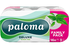Paloma 3-lagiger Toilettenpapier Green Tea, 16 Rollen