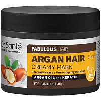 Dr. Santé Arganöl und Keratin Crememaske für geschädigtes Haar 300 ml