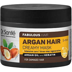 Dr. Santé Arganöl und Keratin Creme-Maske für geschädigtes Haar 300 ml