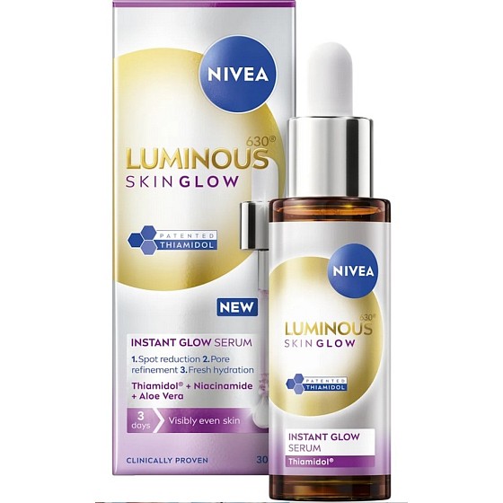 Nivea Luminous Skin Glow pleťové sérum 30 ml