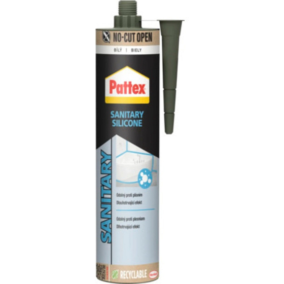PATTEX Sanitärsilicon, weiß, 280 ml