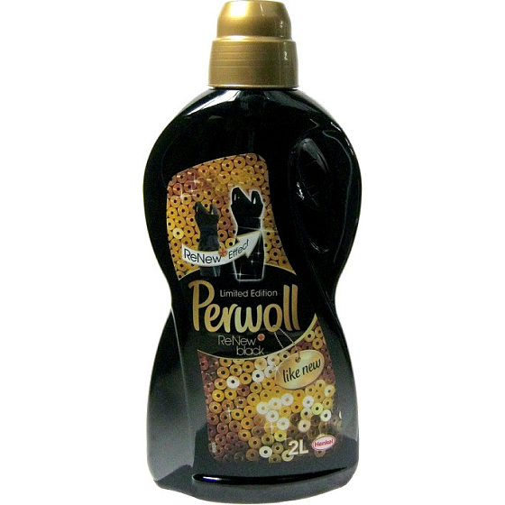 Perwoll ReNew Black Waschgel stellt eine intensive schwarze Farbe wieder her und schützt vor Formverlust 2 l