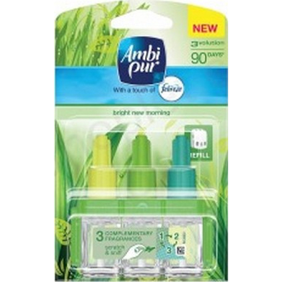 Nachfüllen von Ambi Pur 3 Volution Fresh New Day elektrischem Lufterfrischer 3 x 20 ml