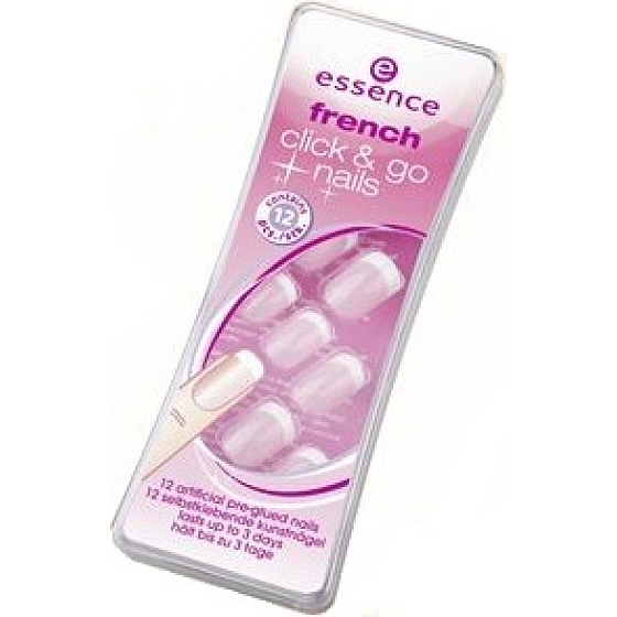 Essence Click & Go Kunstnägel für French Manicure 12 Stück