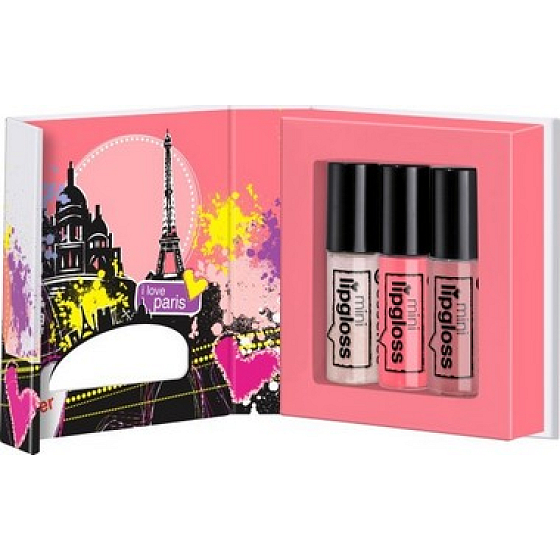Essence Mini Lipgloss Mini Lipgloss Set 06 Paris, Ma Jolie 3x2 ml, Kosmetikset